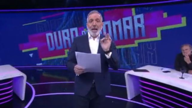 Pablo Duggan leyó su disculpa a Javier Milei este lunes a la noche en Duro de domar.&nbsp;