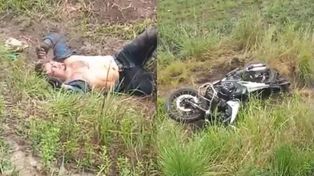 El exboxeador Chino Maidana chocó con su moto en una ruta de Santa Fe