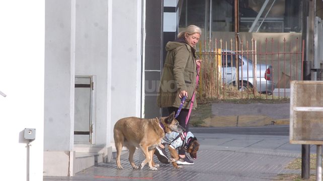 Después de la tormenta bajaron las temperaturas y salió el sol en la ciudad de Santa Fe