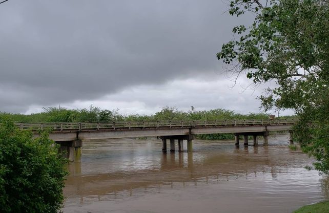 Así está Nogoyá tras las lluvias torrenciales