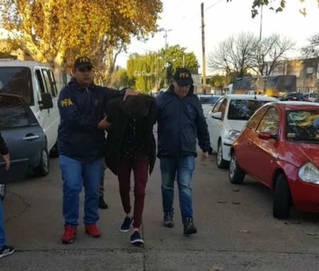 Acusado. Pala G. fue apresado por la Policia Federal y se desligó del hecho.