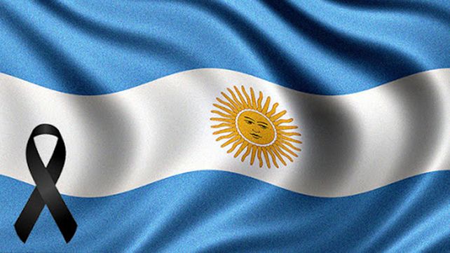 Una bandera de luto