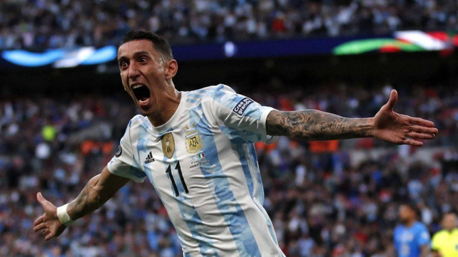 Di María conquistó cuatro títulos durante su paso por la selección argentina