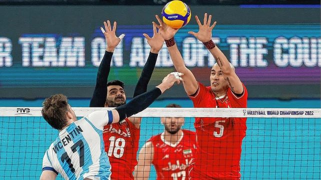 Argentina perdió contra Irán en el debut del mundial de voley.