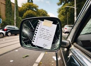 Un nuevo tipo de estafa: rompen un espejo del auto y roban datos bancarios