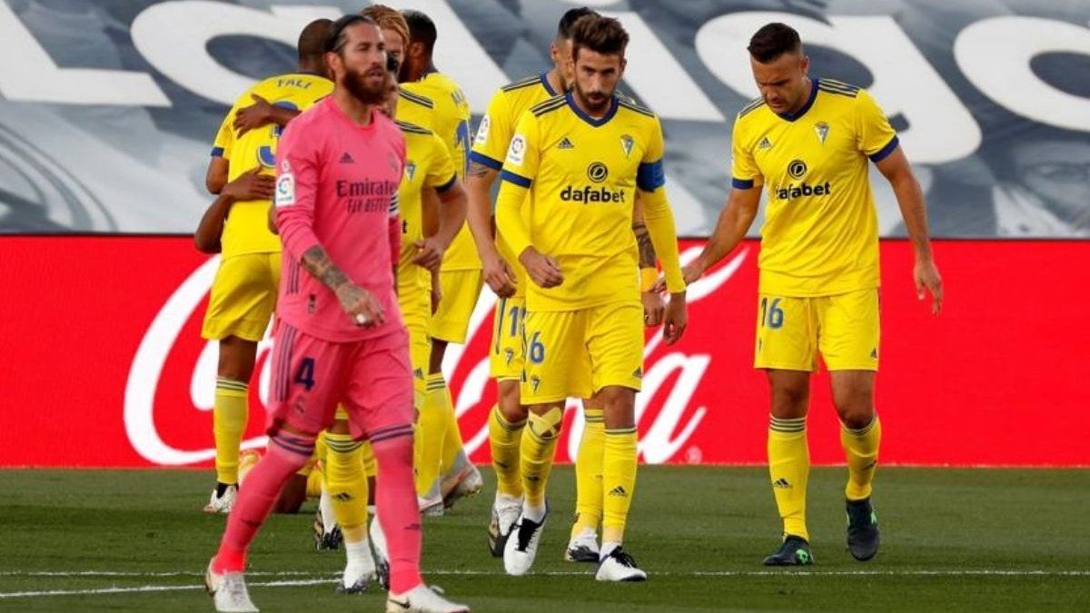 Real Madrid cayó como local ante el Cádiz