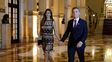 Mauricio Macri y Juliana Awada asistieron a la cena de gala que dio el saliente presidente de Perú,&nbsp;Ollanta Humala,