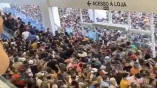 Una avalancha de clientes en la apertura de un shopping causa alarma en Brasil