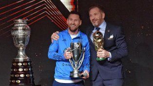 FIFA oficializó su calendario hasta 2030La Selección Argentina tuvo su representante en el acto: Lionel Messi.