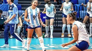 Las Panteritas superaron a Egipto de manera clara en el Mundial Sub 19 de vóley.