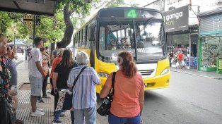 Servicio de transporte urbano en la ciudad de Santa Fe.