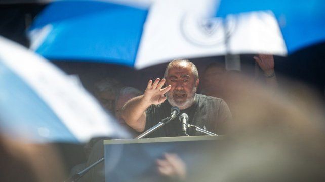 Héctor Daer habló del paro en una conferencia de prensa realizada este jueves.&nbsp;