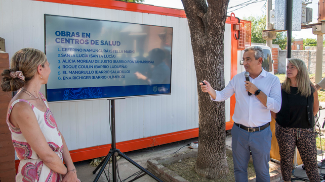 Pablo Javkin presentó el plan en el Centro de Salud Ceferino Namuncurá