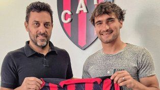 Luciano Pacco, junto al presidente de Patronato Dante Molina.&nbsp;
