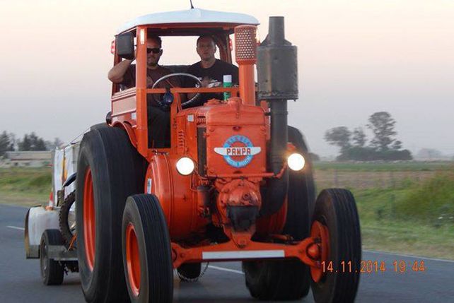 Serenidad. Leonardo Braem y Franco Grill transitan las rutas del país con tranquilidad