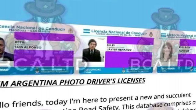 Robaron los datos de todas las licencias de conducir de Argentina
