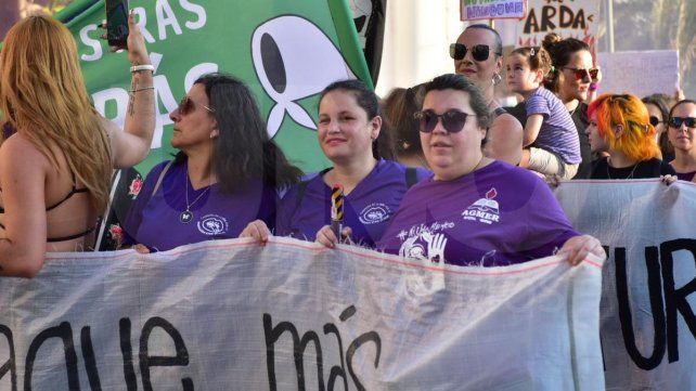 La tradicional movilización de mujeres