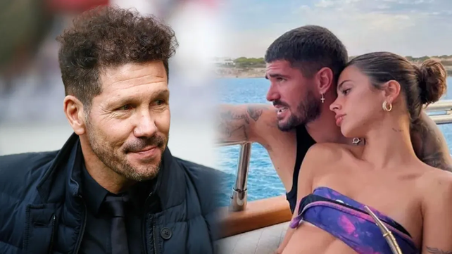 Simeone está fastidioso con De Paul porque fue a una fiesta con su novia luego de haber pedido faltar a los entrenamientos del Atlético Madrid por un problema familiar.