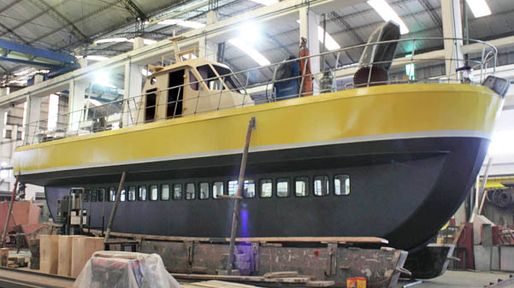Está en final de obras una nave para el avistaje de ballenas
