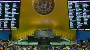 Argentina votó con Israel y EEUU contra Palestina en la ONU
