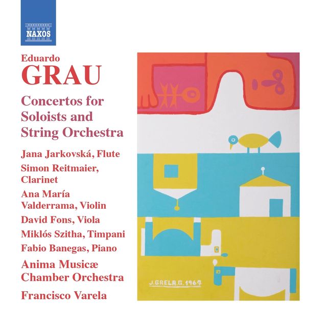 La portada del CD, con la obra del gran pintor rosarino Juan Grela.