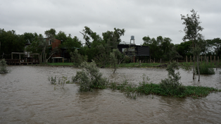 El río Paraná comienza a llegar a varias casas de las islas por la crecida.
