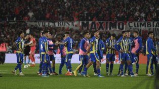 Los futbolistas de Central mastican bronca tras el partido ante River, el de la eliminación.