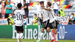 Alemania goleó a Portugal por la Eurocopa en Munich.
