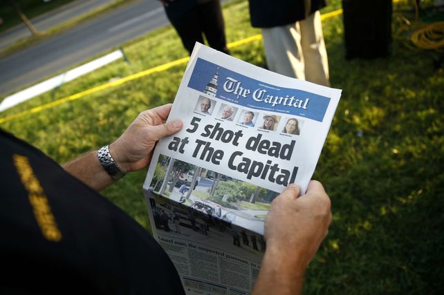 Traumático. El diario informó de la matanza que sufrió. Casi se quedó sin periodistas.