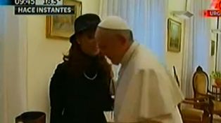 Cristina: Nunca un Papa me había besado
