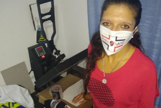 Cuarentena: salieron barbijos y cuelleras deportivos