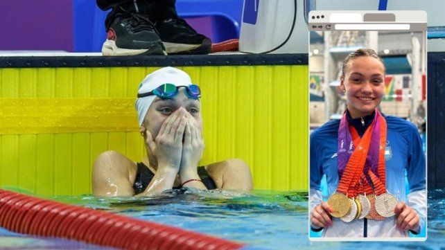 Tiene 16 años, ganó siete medallas en Santa Fe 2026 y ya piensa en los Juegos Olímpicos