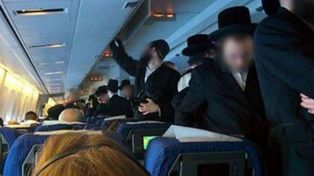 Judíos ultraortodoxos generaron un escándalo en un vuelo a Nueva York