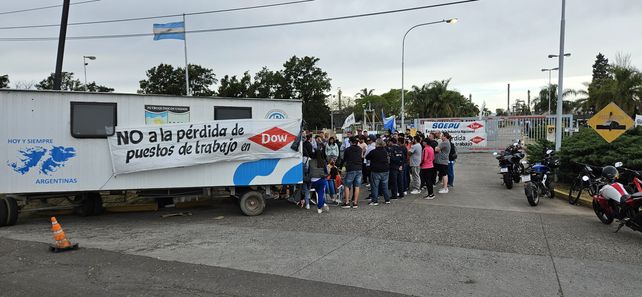Dow. Este lunes se realizó una nueva audiencia en el ministerio de Trabajo de la provincia.
