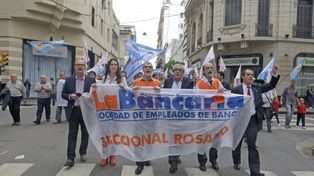 Tras la protesta el gremio de los bancarios ahora anunció un paro nacional