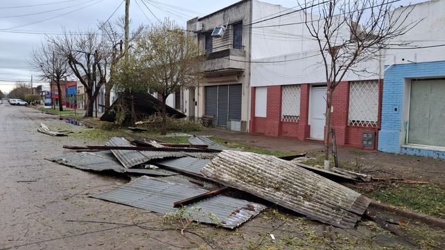 Fuerte temporal en Las Rosas y San Genaro: 53 viviendas afectadas