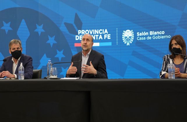 El gobernador Omar Perotti