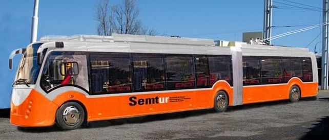 La empresa estatal Semtur llegó a hacer un render con el coche