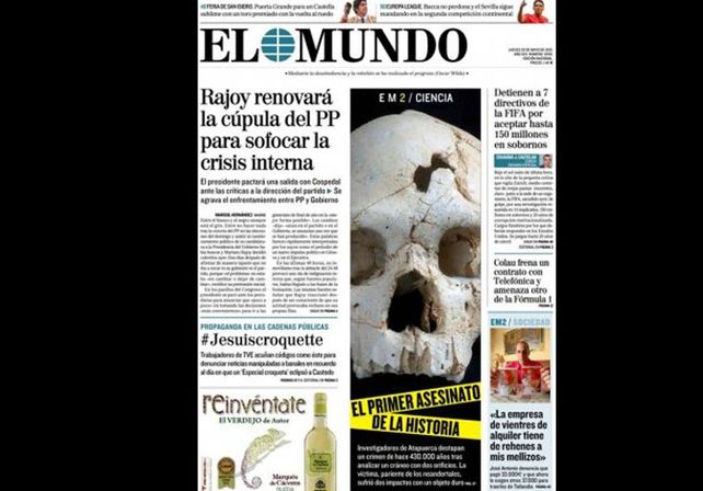 Cómo reflejaron el escándalo en la FIFA los 20 diarios más importantes del mundo