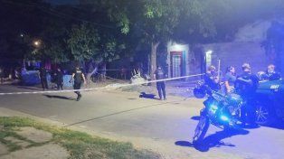 La cuadra donde se produjo el ataque a balazos.