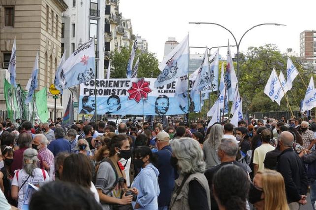 El Kirchnerismo hizo un abrazo solidario por Amado Boudou