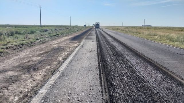 Vialidad Nacional retomó las obras sobre la ruta nacional 7, entre La Picasa y Rufino 