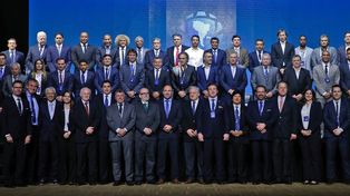 Pumpido y Batistuta forman parte de la nueva imagen de Conmebol