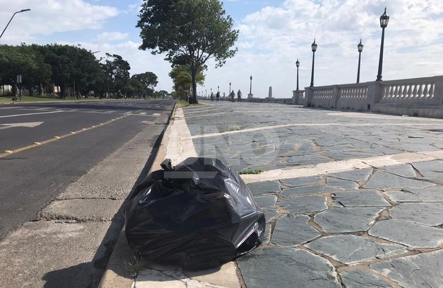 Así amaneció la Costanera luego de los festejos de Navidad