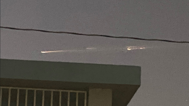 Las luces que aparecieron en la madrugada en el cielo de Puerto Rico