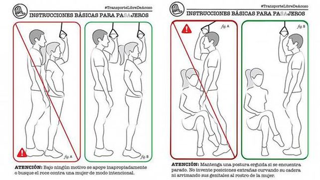 Lanzaron una campaña contra el acoso de mujeres en el colectivo