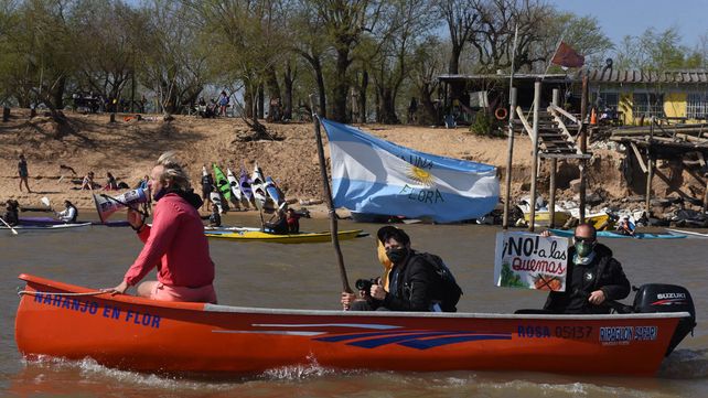Caravana náutica por la Ley de Humedales