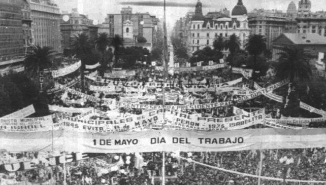 Día de los Trabajadores en 1975