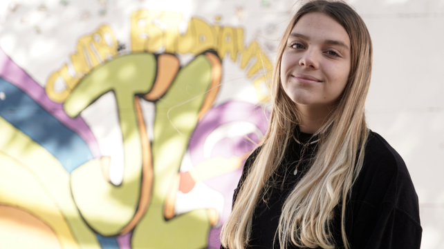 Julieta Espíndola cursa el 4º año de la Escuela Julieta Lanteri y es la presidenta de su centro de estudiantes.
