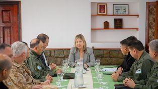 La ministra de Seguridad, con empresarios santafesinos y fiscales: ¿a qué vino?